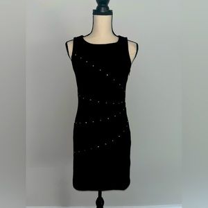 NWOT Michael Kors Black studded cocktail dress